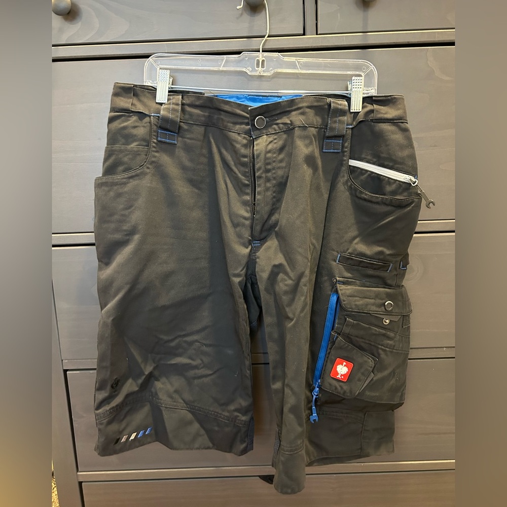 Black cargo shorts